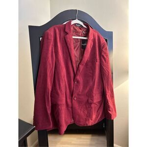 NEW Paul Jones Men's Corduroy Blazer Slim Fit 2-Button Sport Coat 2X